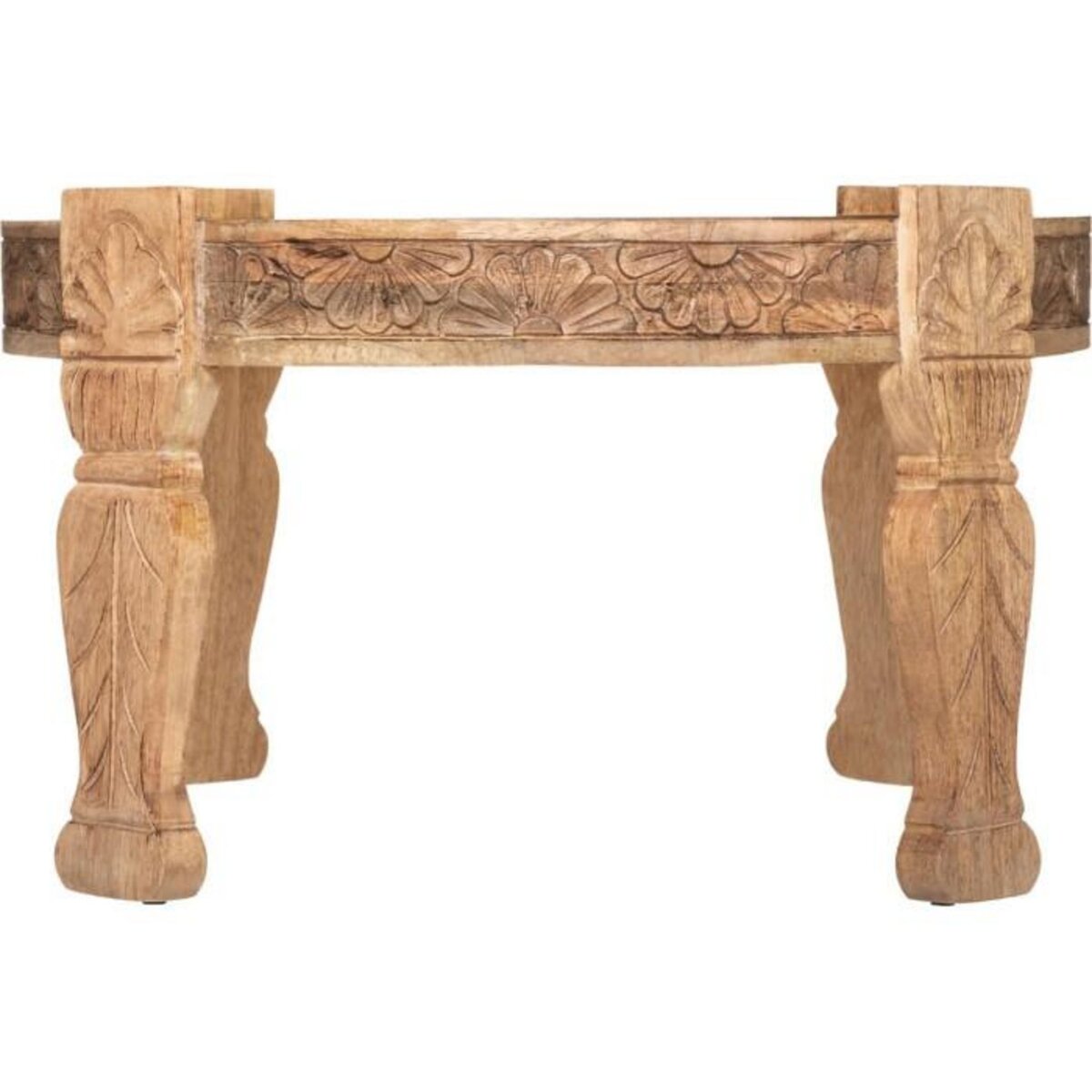 ATMOSPHERA Table d'Appoint en Bois  Gypsy  75cm Naturel