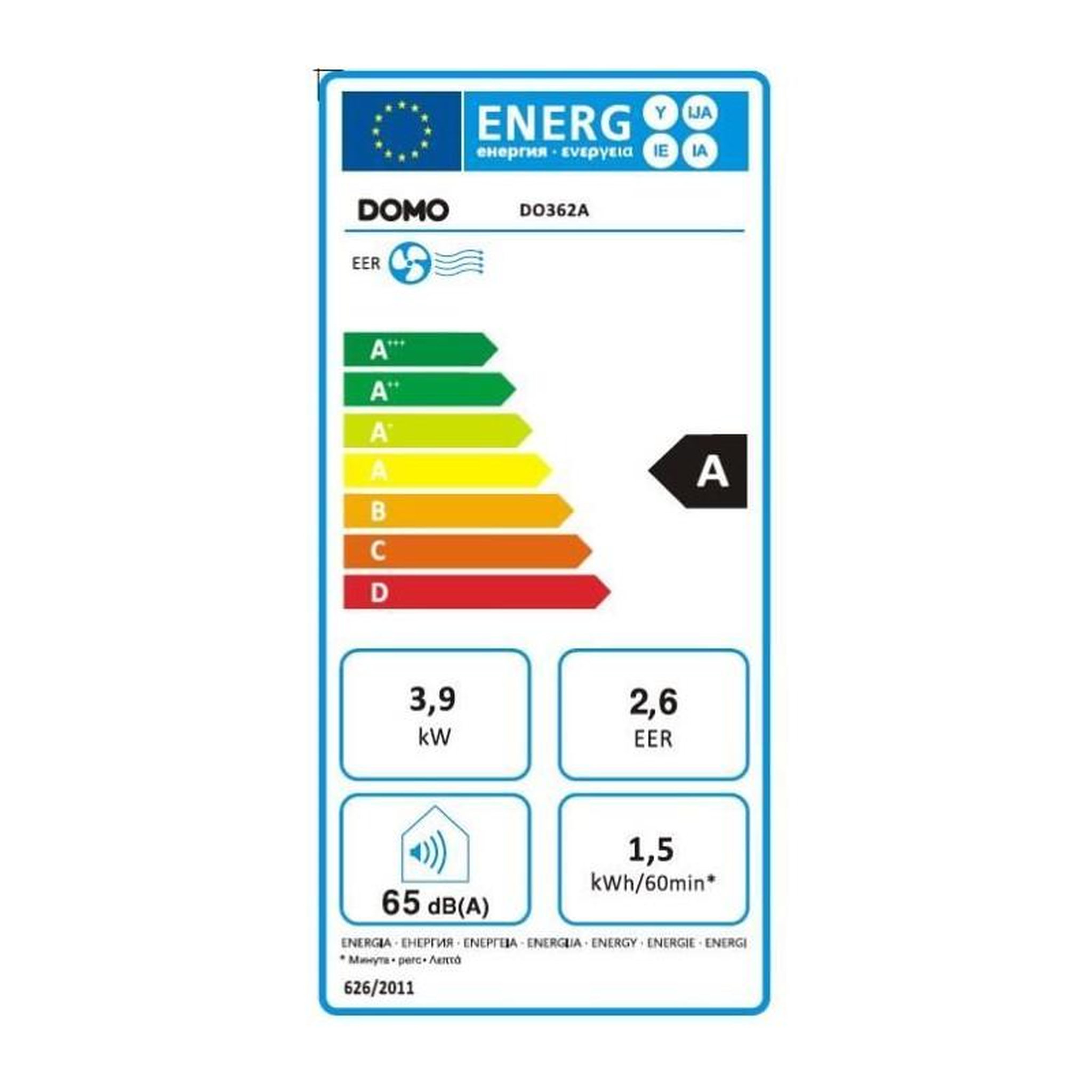 Voir la diapositive 4 : Domo Climatiseur mobile - DOMO - DO362A - 1890 W