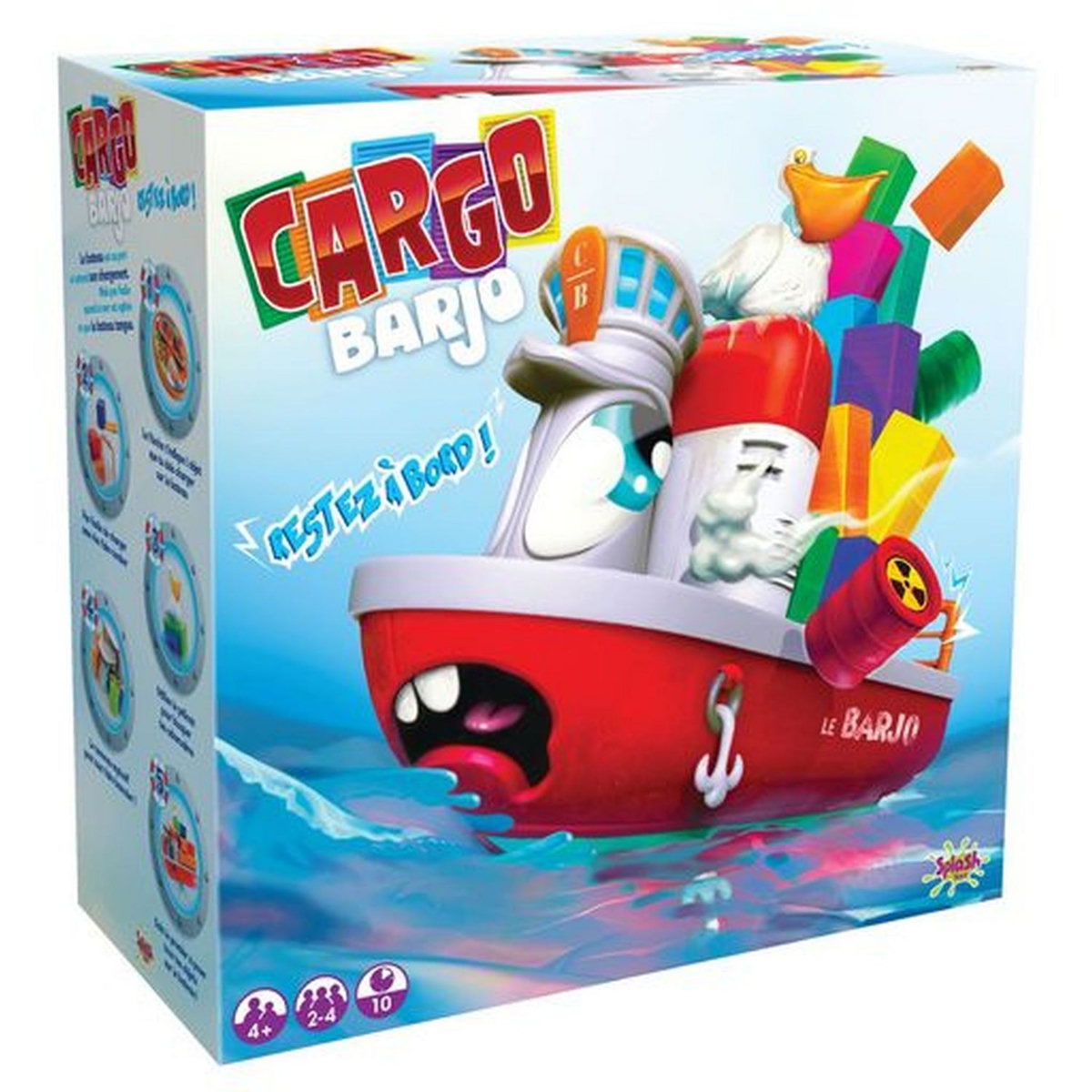 SPLASH TOYS Lot de 3 Jeux : Trap Tartine + Cargo Barjo + Trace Limace