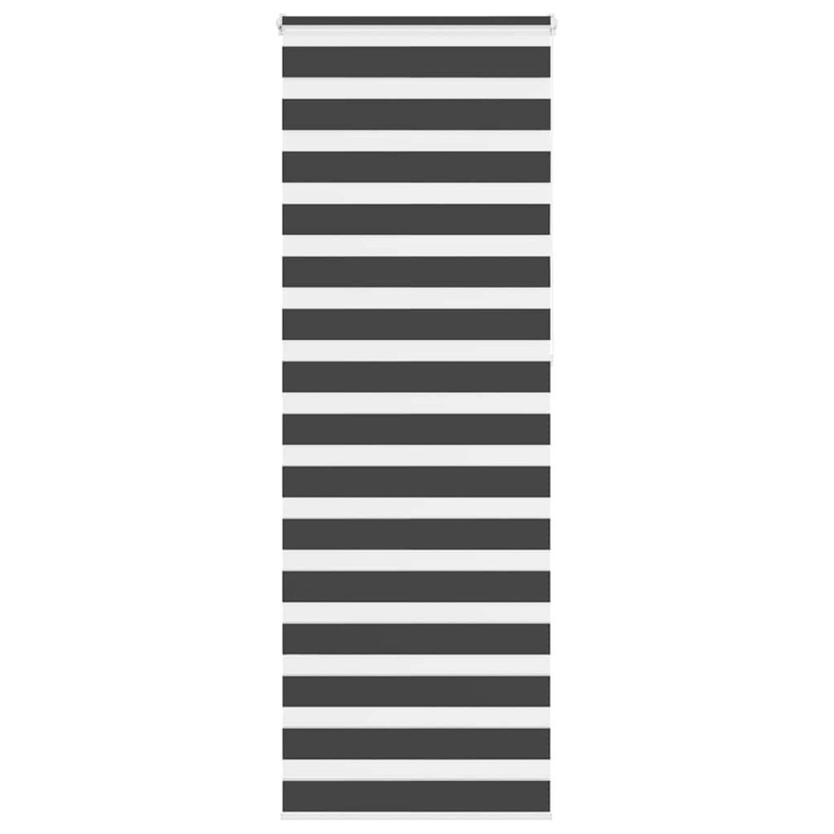 VIDAXL Store zebre noir 85x230 cm largeur du tissu 80,9 cm polyester