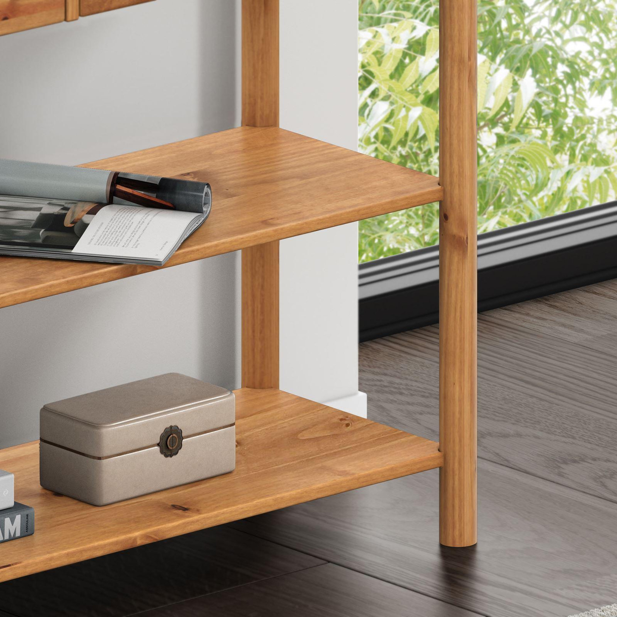 Voir la diapositive 6 : IDIMEX Table console d'entrée APOANA L 110 cm en bois