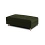 Voir la diapositive 4 : LISA DESIGN Rune - canapé d'angle - avec pouf d'appoint - 4 places - style scandinave - gauche