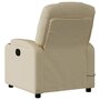Voir la diapositive 5 : VIDAXL Fauteuil inclinable Crème Tissu