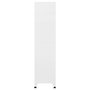 Voir la diapositive 4 : VIDAXL Armoire a casiers Blanc 90x45x180 cm Acier