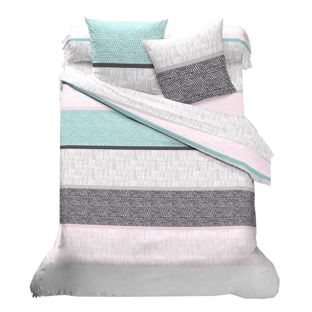 Parure housse de couette coton GRIBOU