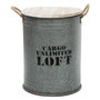 Voir la diapositive 3 : ATMOSPHERA Lot de 3 Coffres Bidon Design  Loft  51cm Gris