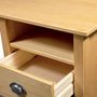 Voir la diapositive 5 : VIDAXL Bureau Hill avec 3 tiroirs 120x50x74 cm Pin solide