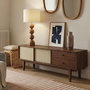 Voir la diapositive 2 : IDIMEX Meuble TV SIMONA L 175 cm en bois massif
