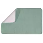 GUY LEVASSEUR Tapis de bain en polyester uni 50x80cm. Coloris disponibles : Vert