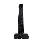 SWEEEK Housse pour parasol Hardelot. Biscarosse. Falgos. Shanghai. Touquet. Cabourg. Hélios et Pyla 3x3m - Noire - Avec fermeture éclair. et tige de mise en place.