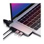 Voir la diapositive 4 : SATECHI Hub USB-C Pro + Ethernet/4K Hdmi silver