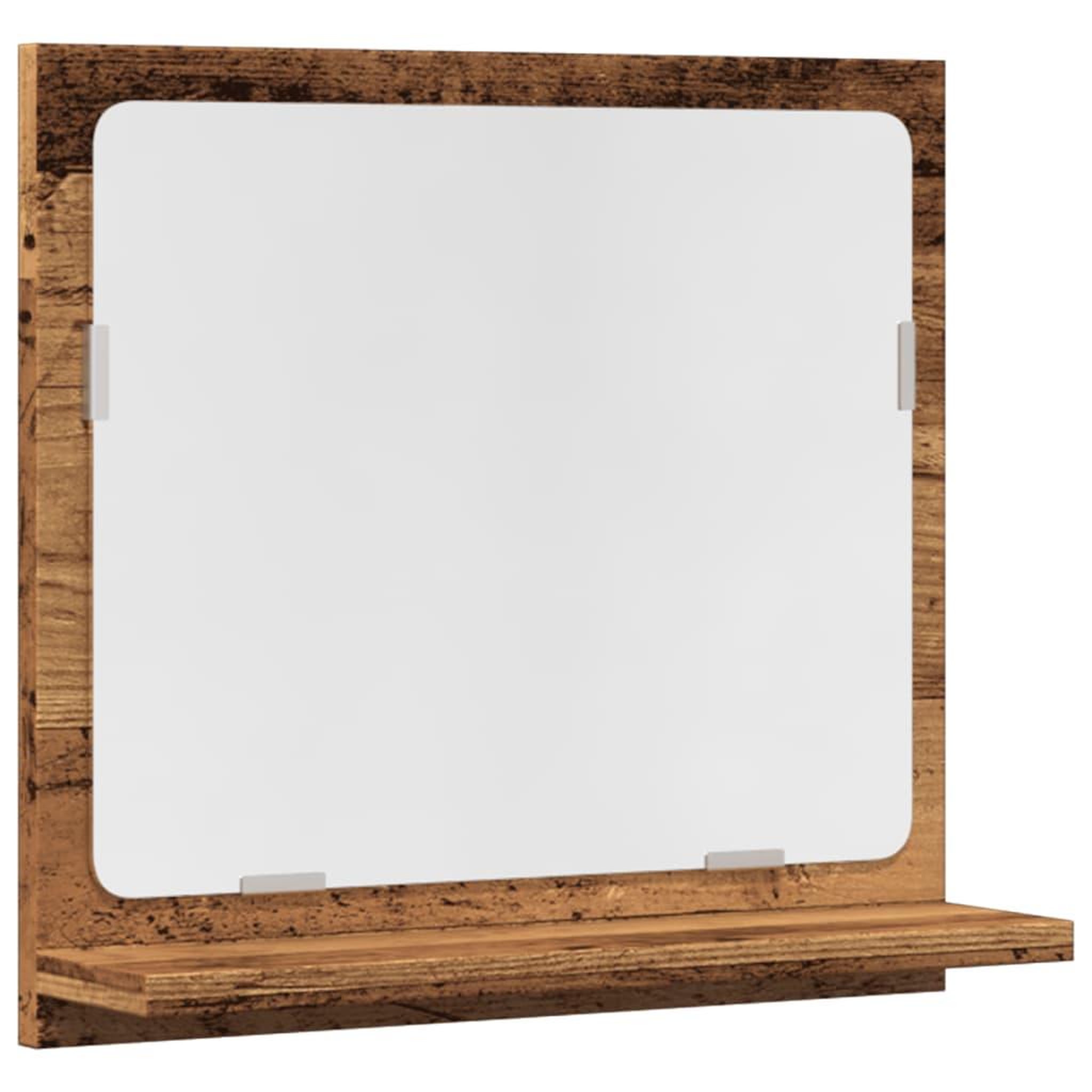 Voir la diapositive 2 : VIDAXL Armoire a miroir de salle de bain vieux bois bois d'ingenierie