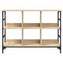 Voir la diapositive 4 : VIDAXL Buffet chene sonoma 102x32x73,5 cm bois d'ingenierie