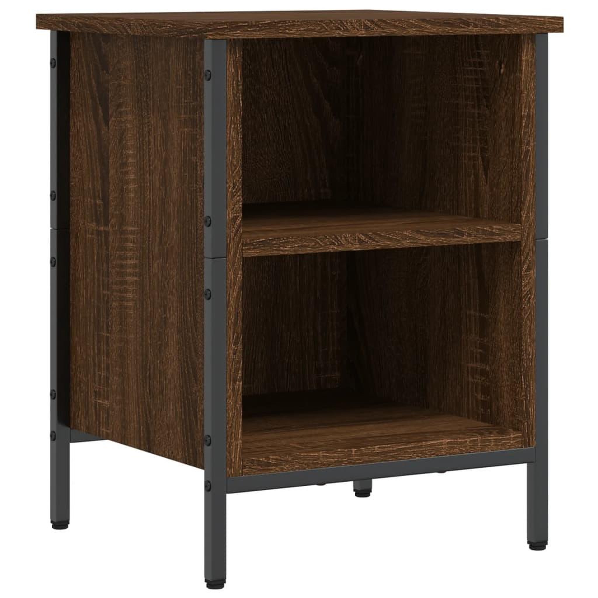 Voir la diapositive 2 : VIDAXL Armoire a chaussures chene marron 38x35x50 cm bois d'ingenierie
