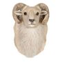 Voir la diapositive 1 : Paris Prix Trophée Mural Design  Tête de Chèvre  36cm Beige