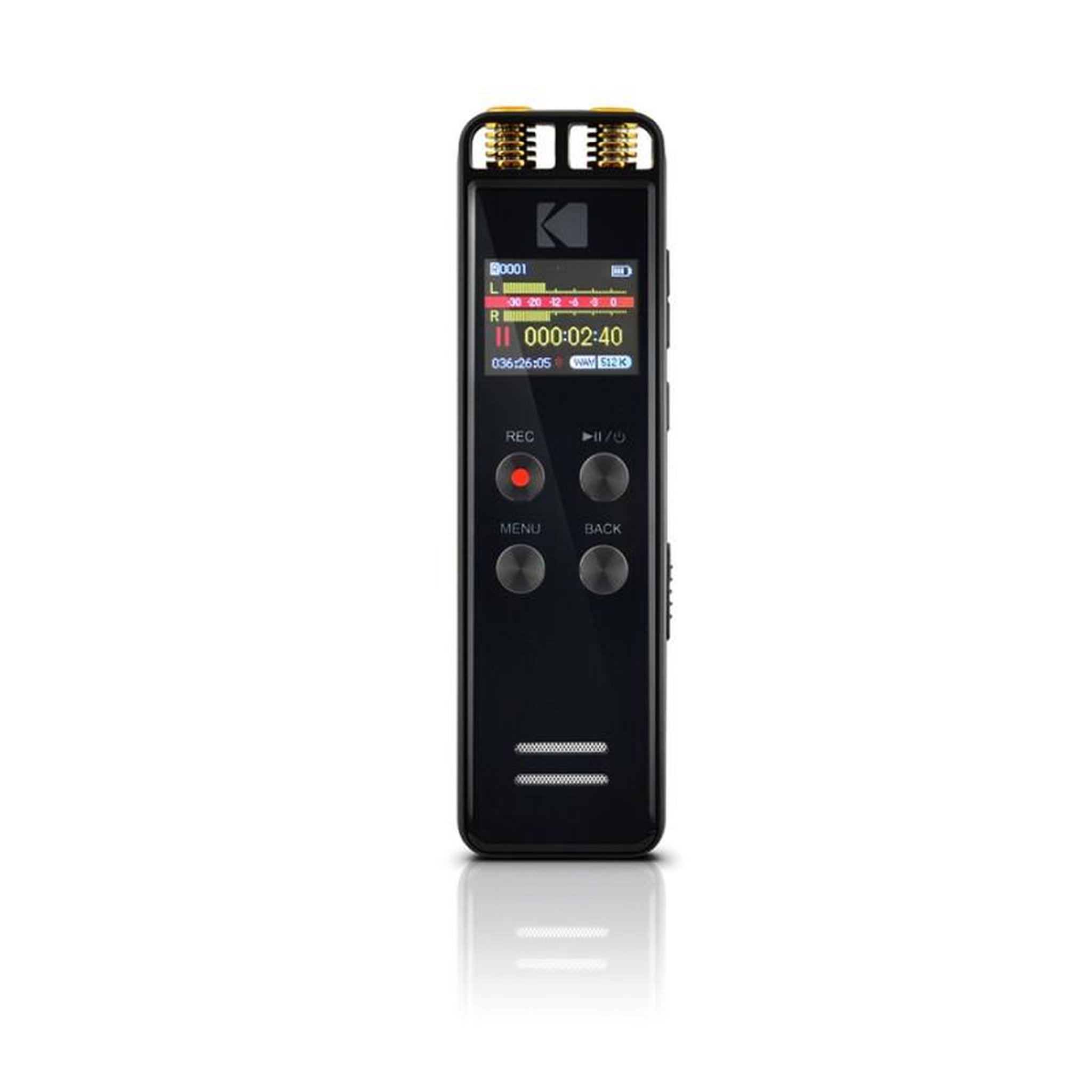 Kodak Dictaphone Kodak VRC550 8Go Noir Metal