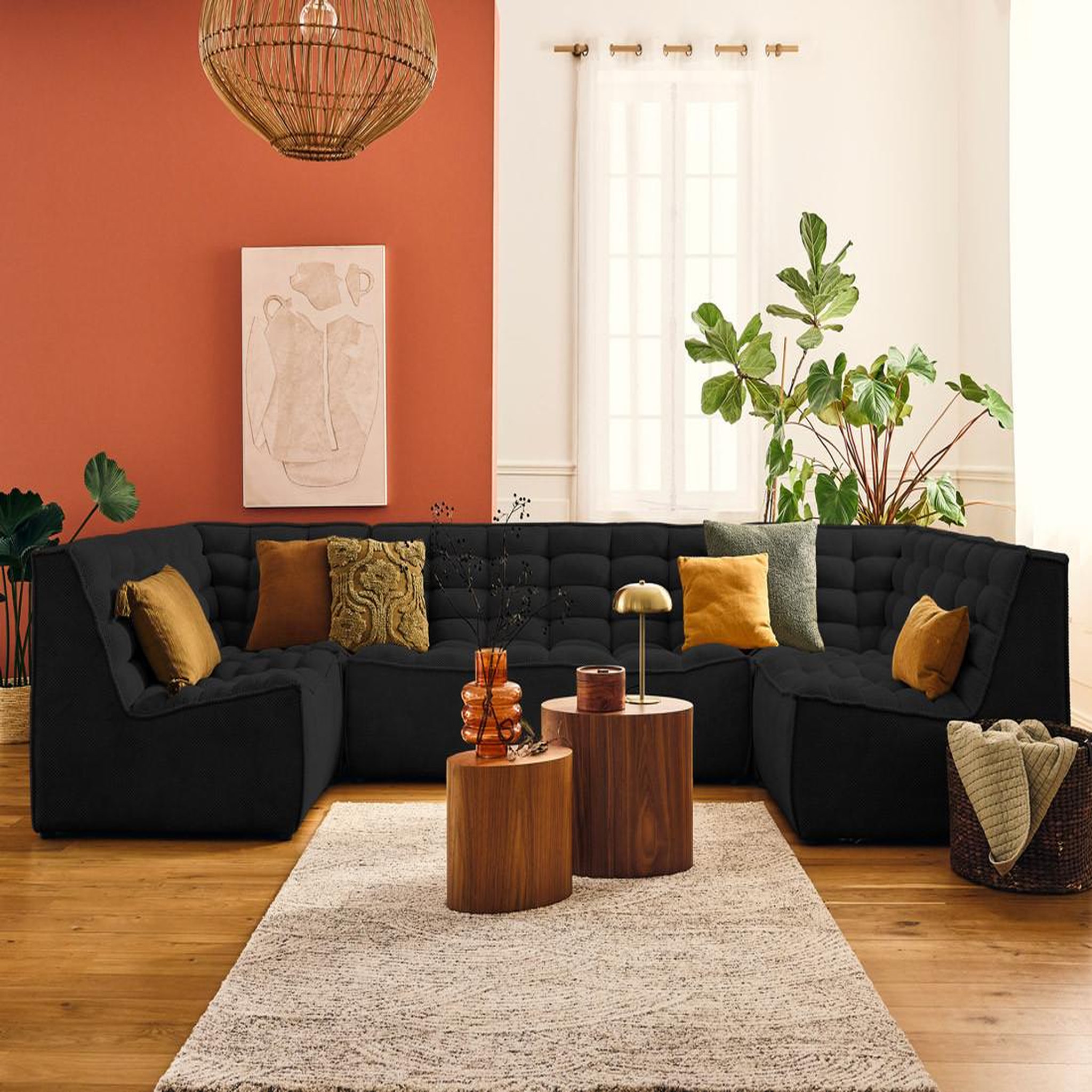 Voir la diapositive 2 : LISA DESIGN Ellie - fauteuil en velours texturé