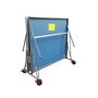 Voir la diapositive 4 : SWEEEK Table de ping pong INDOOR bleue - table pliable avec 2 raquettes et 3 balles. pour utilisation intérieure. sport tennis de table