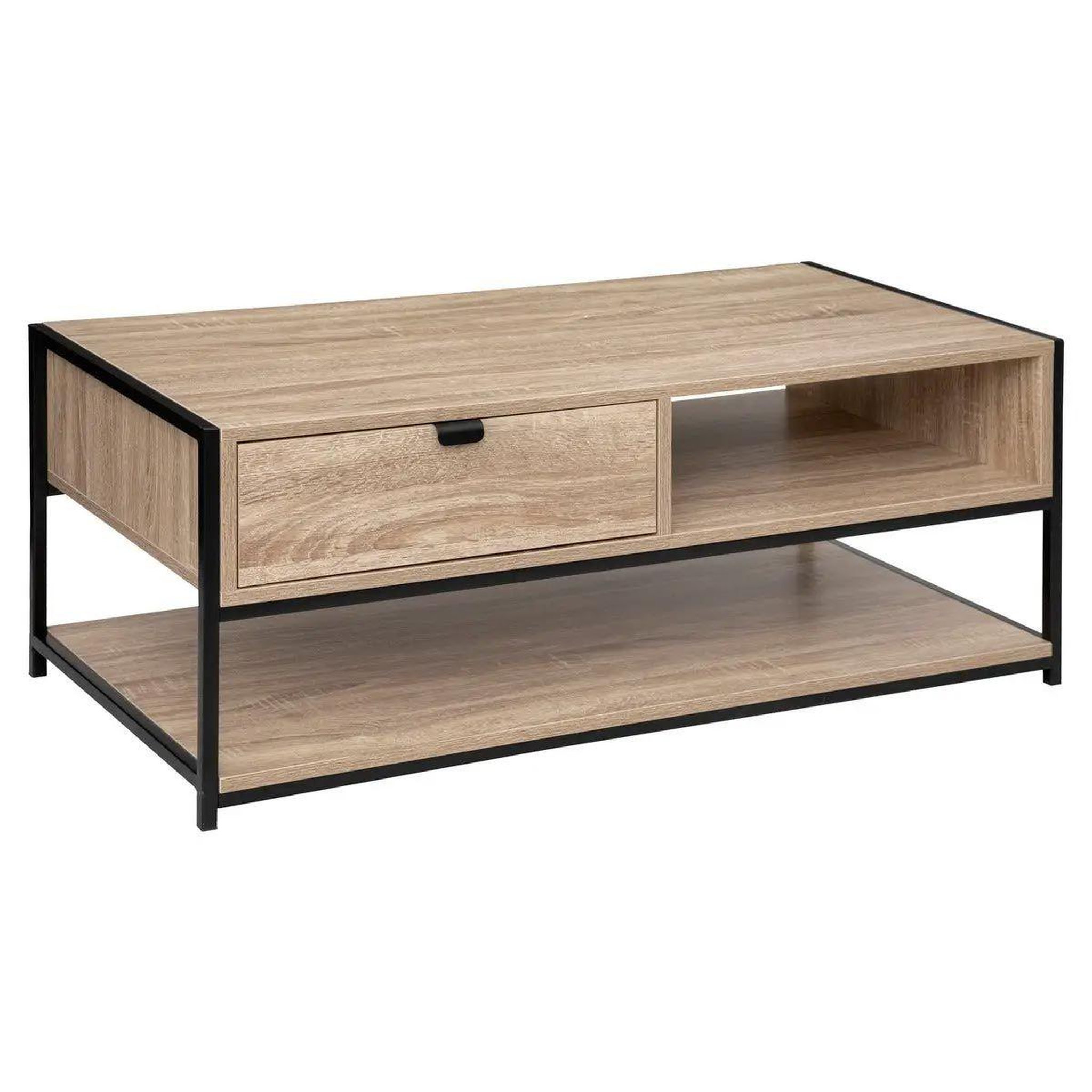 FIVE Table basse 1 tiroir design  aliaj  100cm beige