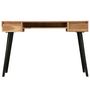 Voir la diapositive 2 : VIDAXL Table a ecrire Bois d'acacia massif 118 x 45 x 76 cm