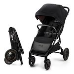 KINDERKRAFT Poussette canne compacte légère 27 kg. Coloris disponibles : Noir