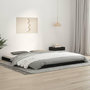 Voir la diapositive 1 : VIDAXL Cadre de lit sans matelas noir 180x200 cm bois massif de pin