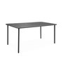 Voir la diapositive 1 : SWEEEK Table de jardin métal 6-8 places, Amelia 160x90xH72.5cm