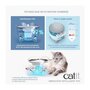 Voir la diapositive 2 : Cat'it CAT IT Fontaine a eau connectée pour chat - 2L (Acier inox, stérilisation UVC et application)