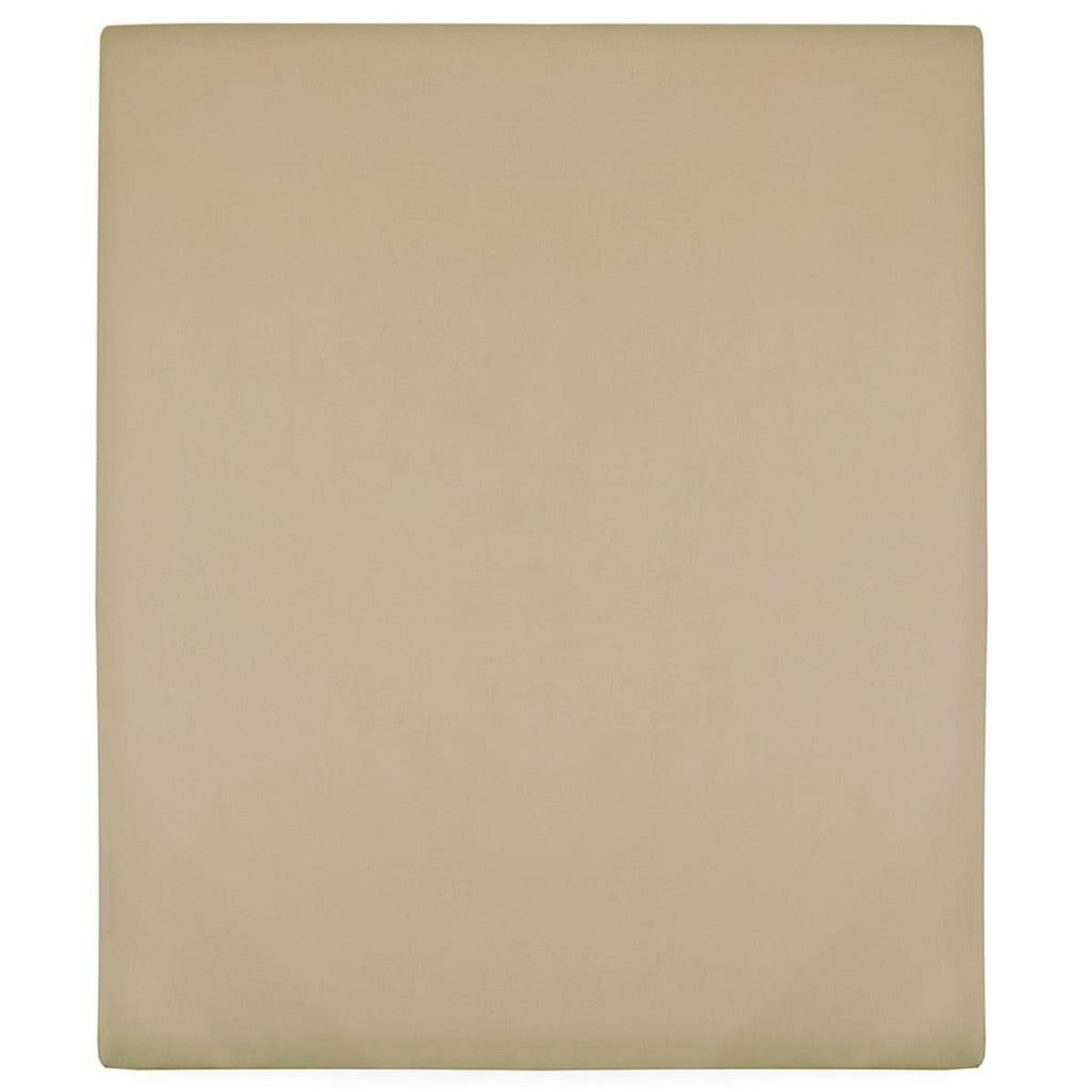VIDAXL Draps-housses Jersey 2 pcs Taupe 160x200 cm Coton