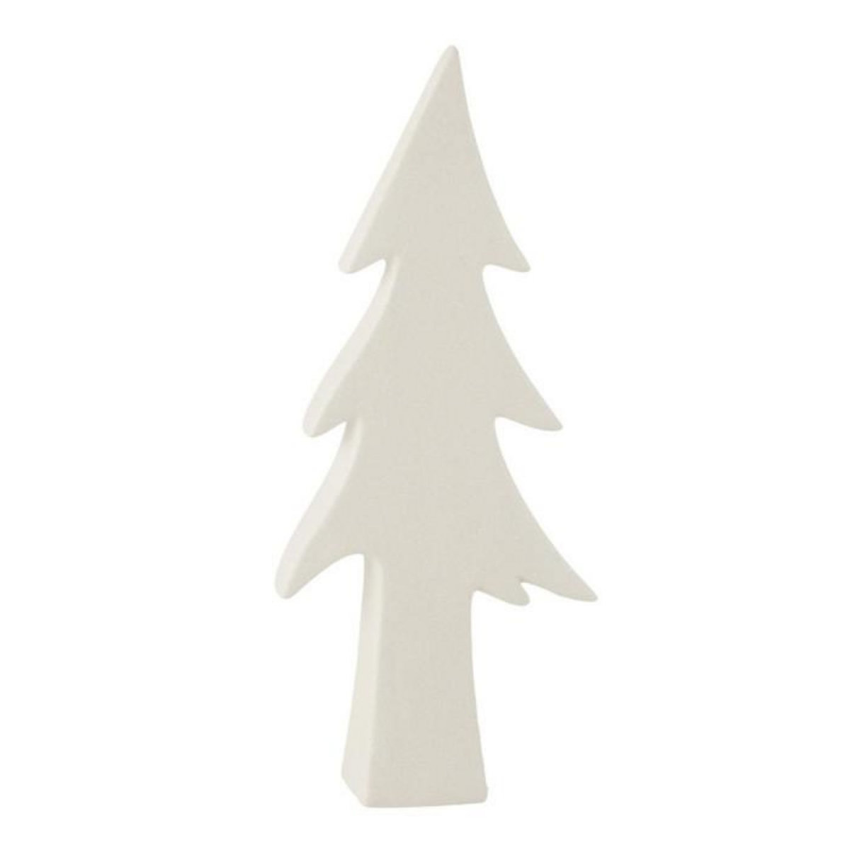 Paris Prix Statuette Déco  Arbre Céramique  35cm Blanc