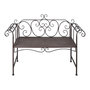 Voir la diapositive 2 : VIDAXL Banc de jardin 132 cm Acier Antique Marron