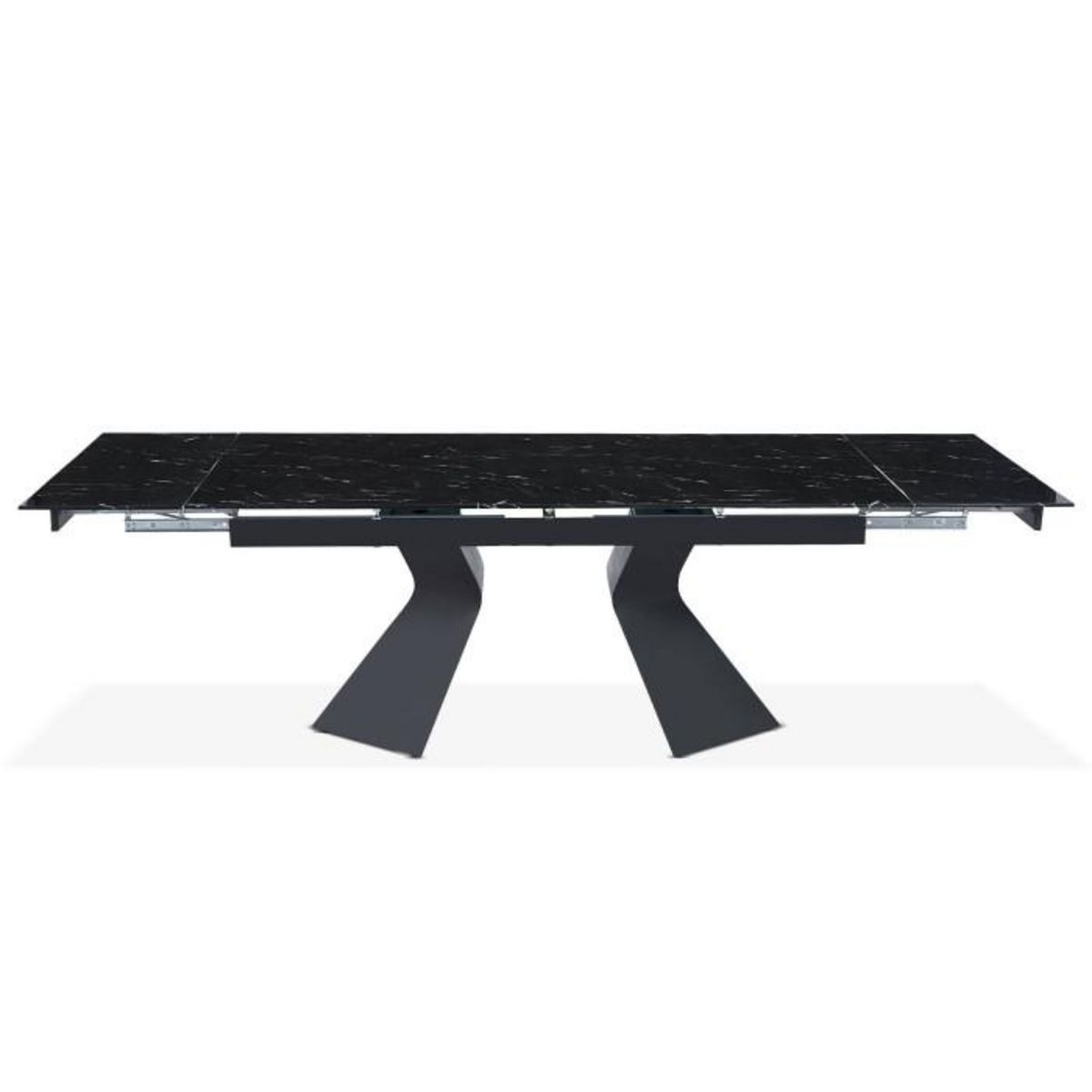 Paris Prix Table à Manger Extensible  Lynda  180-260cm Noir