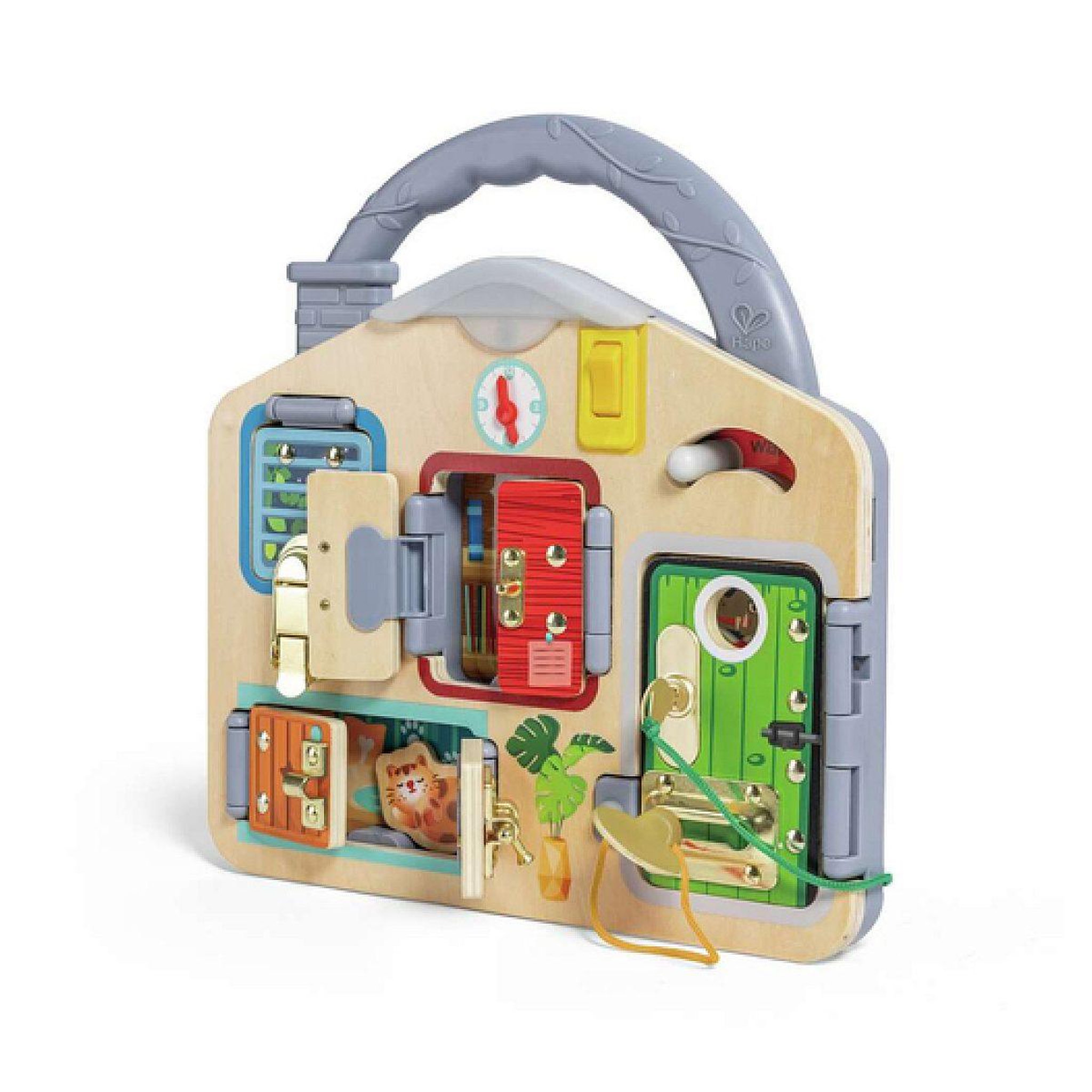 Hape Lock  and  learn playboard multi fermetures