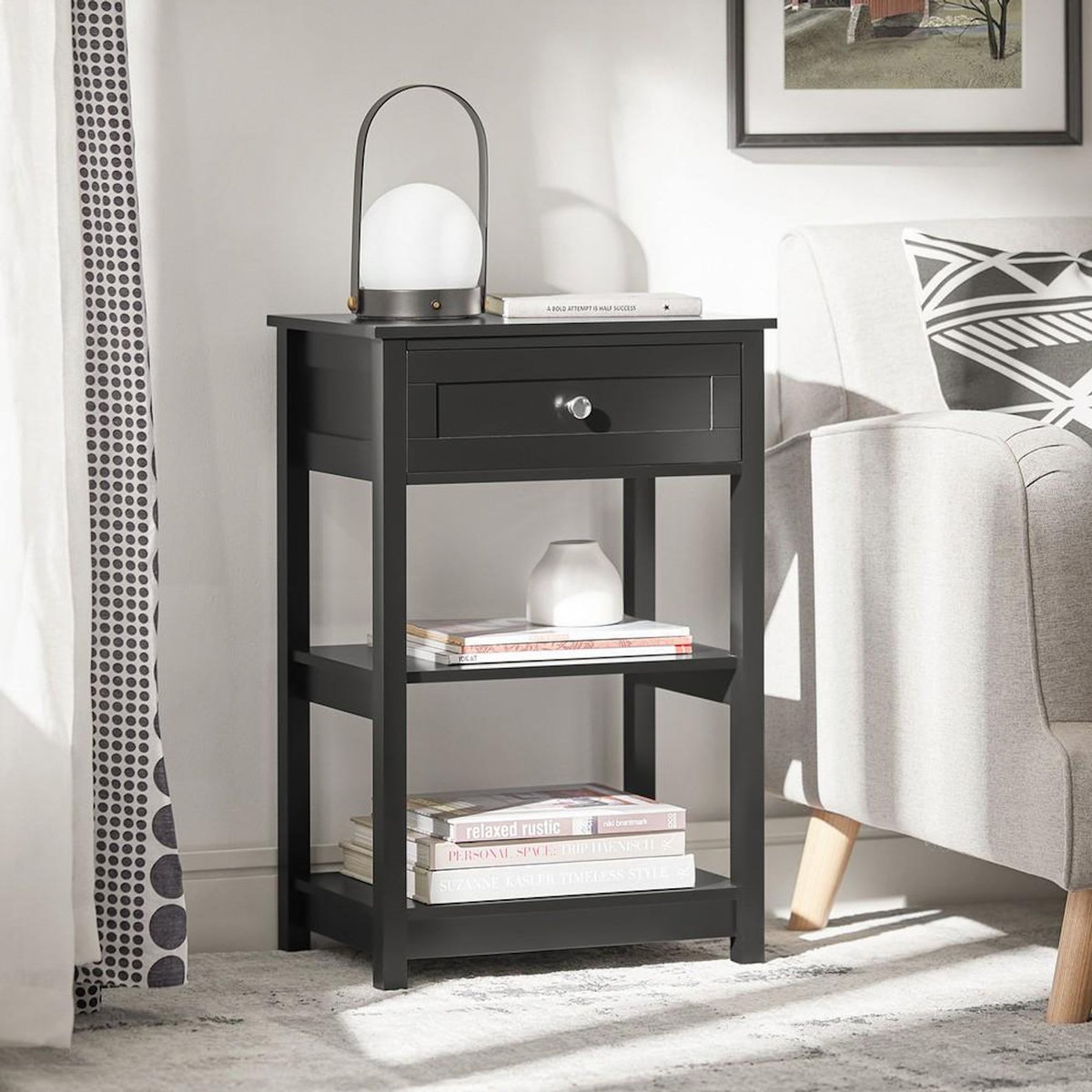 SOBUY SoBuy - Table De Chevet à un tiroir - Moderne - FBT46