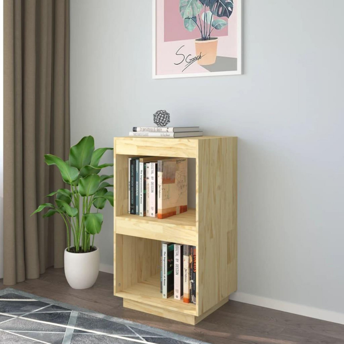 VIDAXL Bibliotheque 40x35x71 cm bois de pin massif