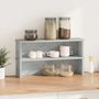 Voir la diapositive 2 : VIDAXL Étagères de cuisine empilables 2 pcs gris béton 60x15x16 cm
