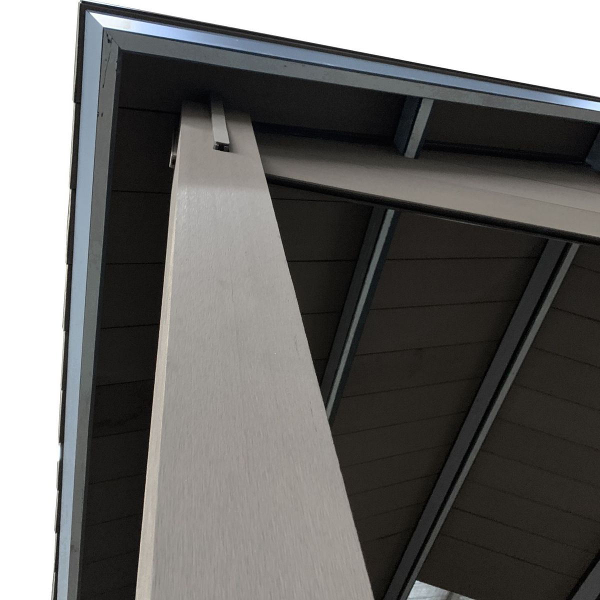 Woodlife garden Abri de jardin composite 9m2+terrasse 9m2 - gris  