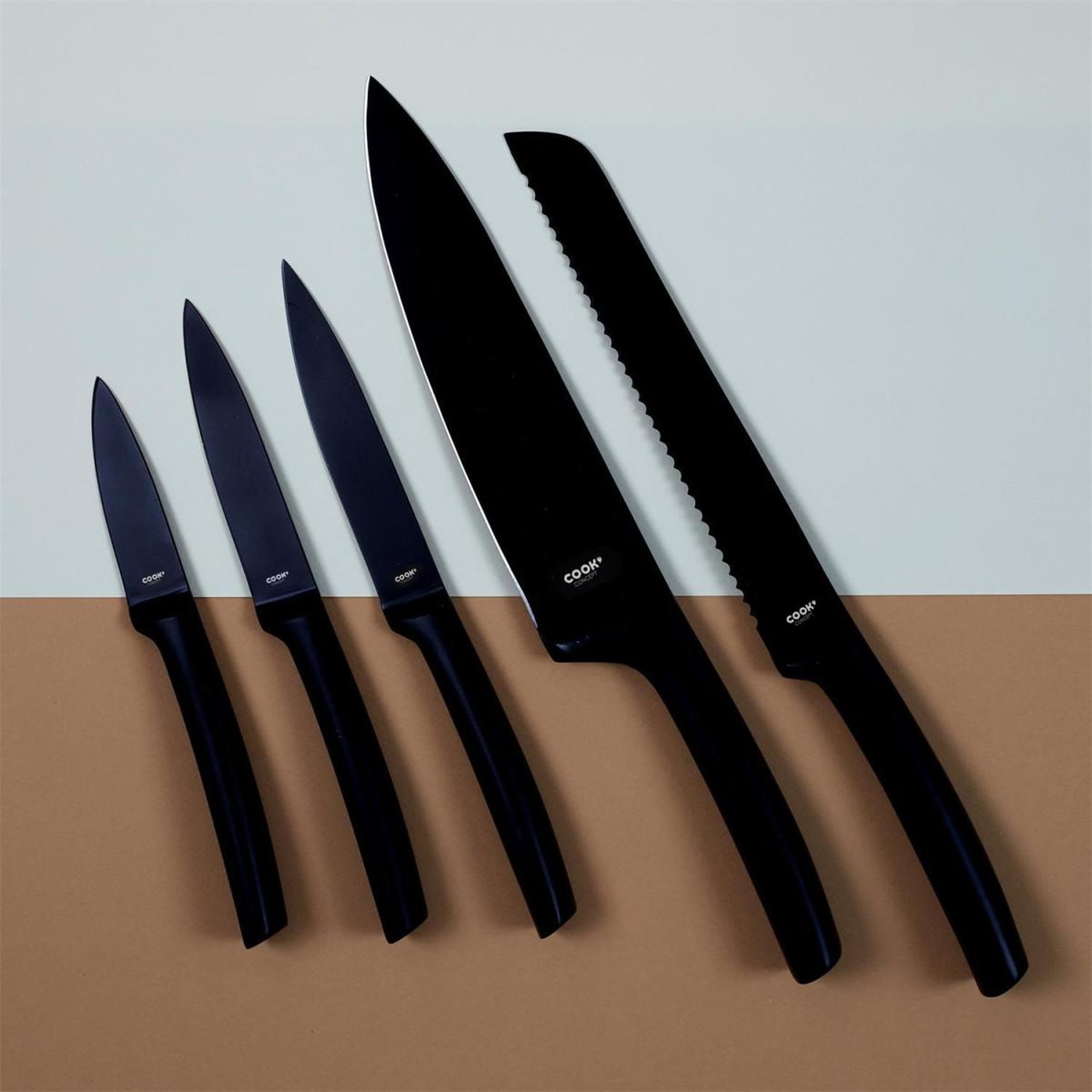 Voir la diapositive 3 : COOK CONCEPT Couteau Chef en Inox  Allure  33cm Noir