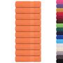 Voir la diapositive 2 : VIDAXL Essuie mains 10 pcs orange 50x100 cm 360 g m² 100% coton