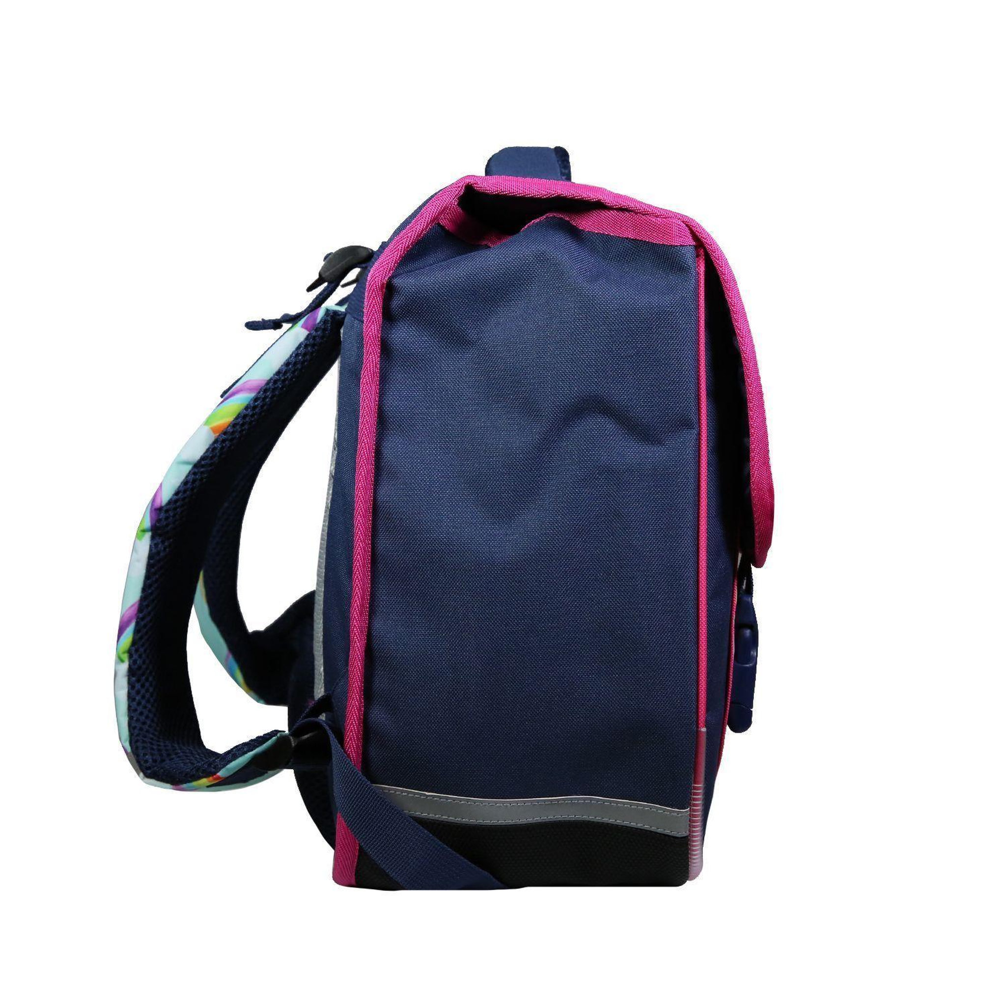 Voir la diapositive 3 : Bagtrotter BAGTROTTER Cartable 38 cm Phileas Arc En Ciel Bleu - Le Plus Confortable des Cartables - Ergonomie/Confort/Sécurité - Système Smart Comfort