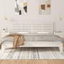 Voir la diapositive 3 : VIDAXL Tete de lit murale Blanc 206x3x63 cm Bois massif de pin