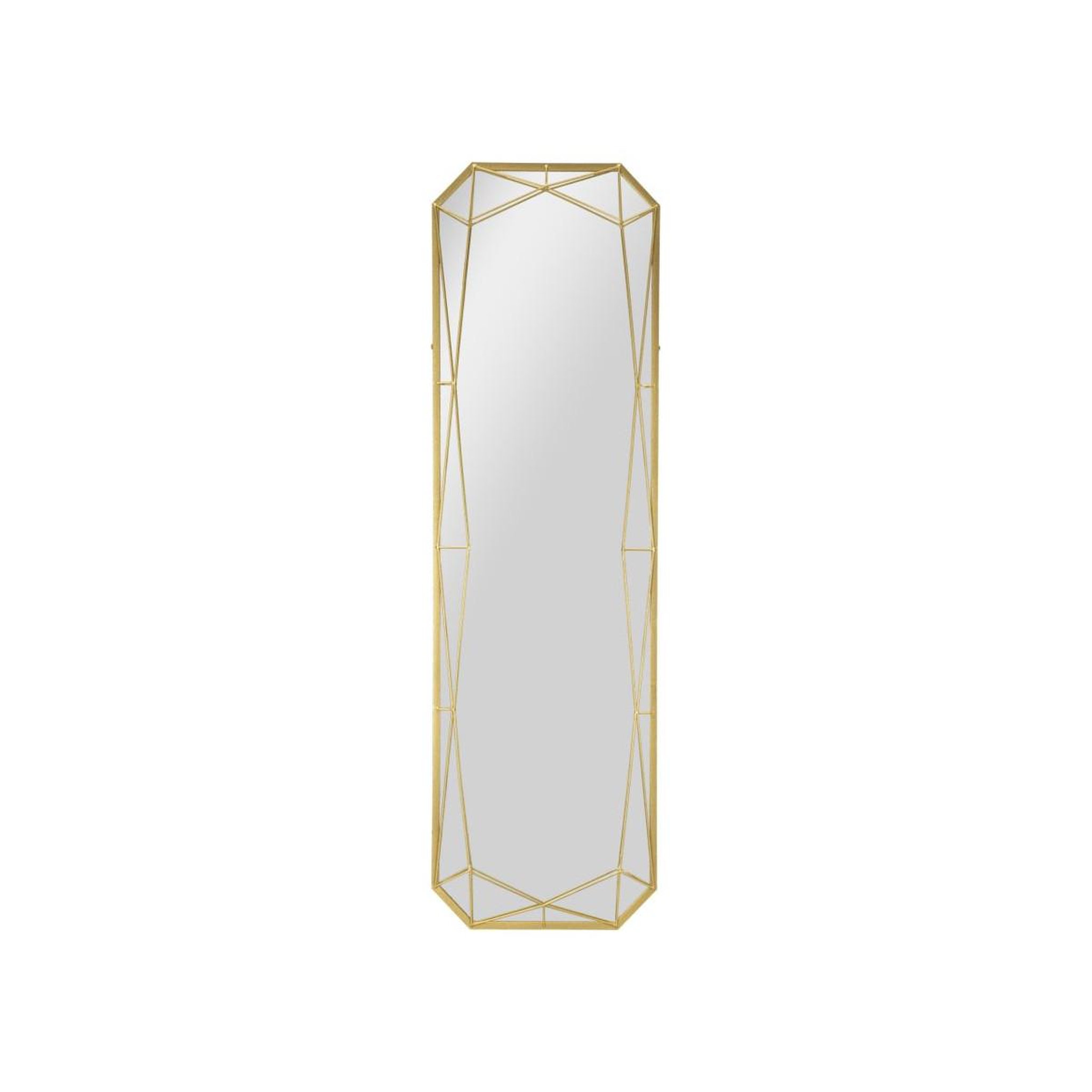 Voir la diapositive 2 : Paris Prix Miroir sur Pied  Linee  153cm Or
