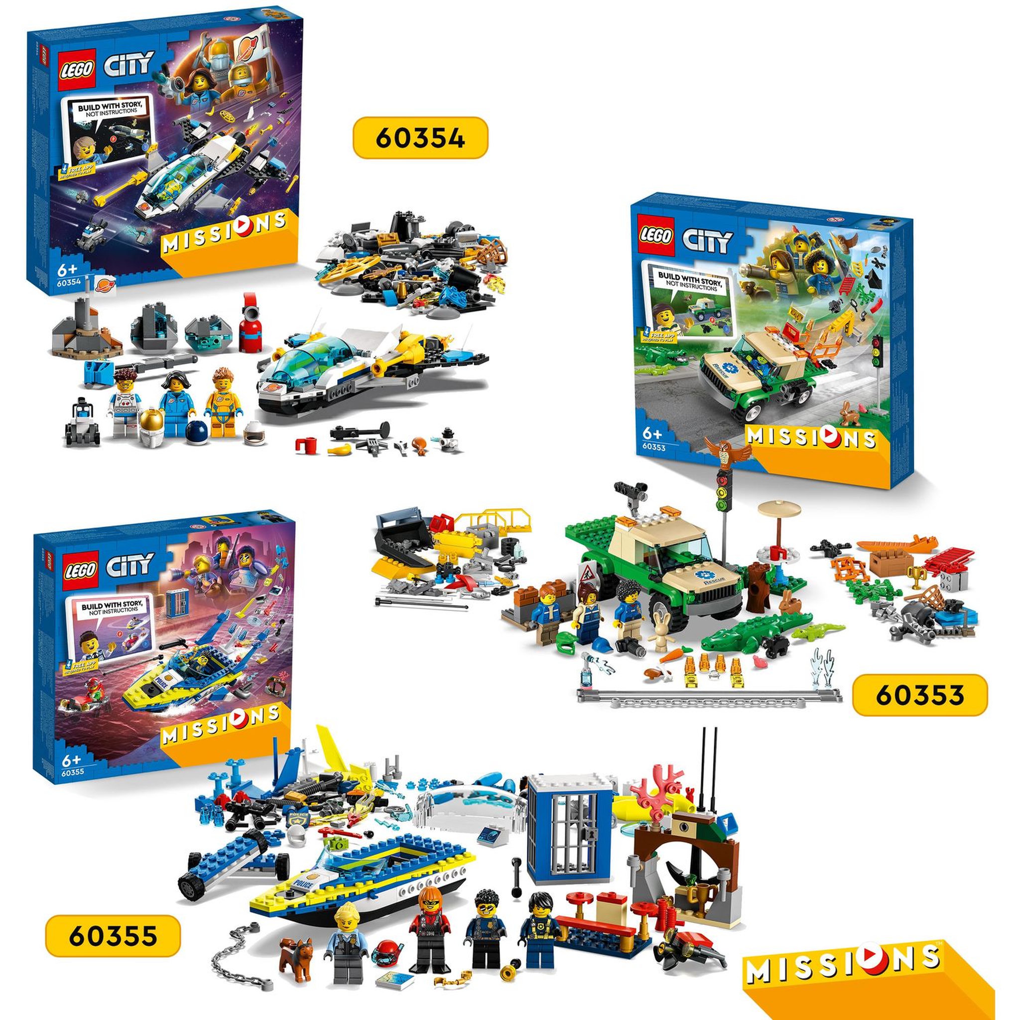 Voir la diapositive 7 : LEGO City 60355 Mission détective de la police sur l'eau, Jouet Interactif avec Bateau