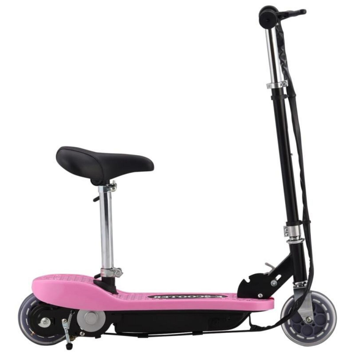 VIDAXL Trottinette électrique avec siège 120 W Rose