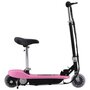 Voir la diapositive 1 : VIDAXL Trottinette électrique avec siège 120 W Rose