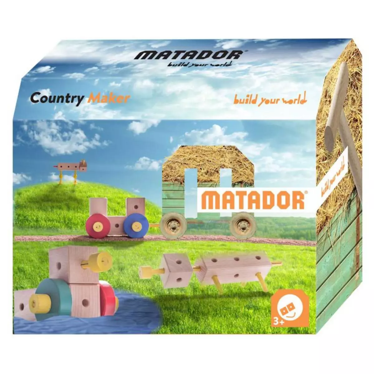 MATADOR Matador Maker Country Construction Set Wood, 38 pcs.