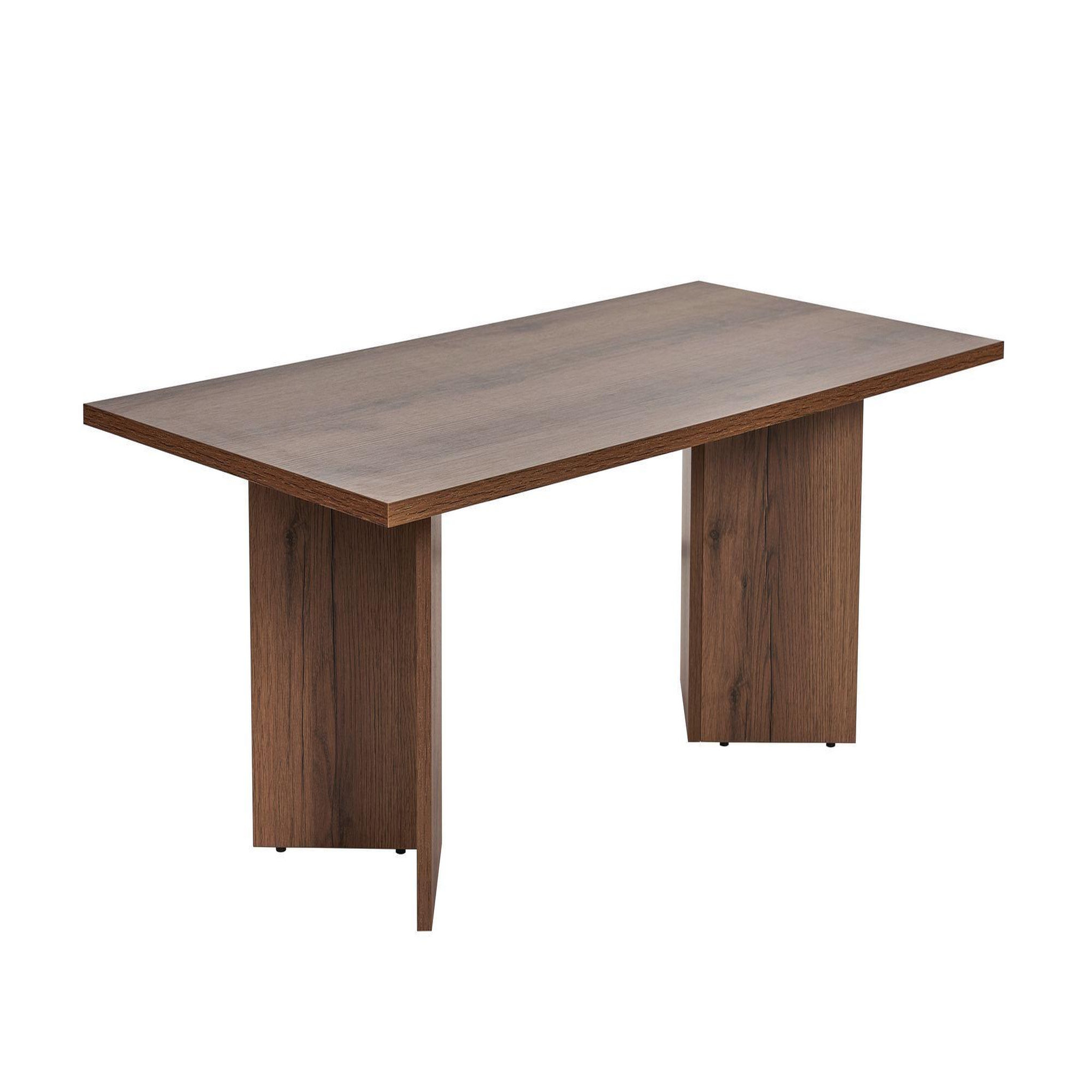 Habitat et Jardin Table basse en bois  sabin  - 60 x 119 x 40 cm - noyer