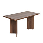 Habitat et Jardin Table basse en bois  Sabin  - 60 x 119 x 40 cm - Noyer