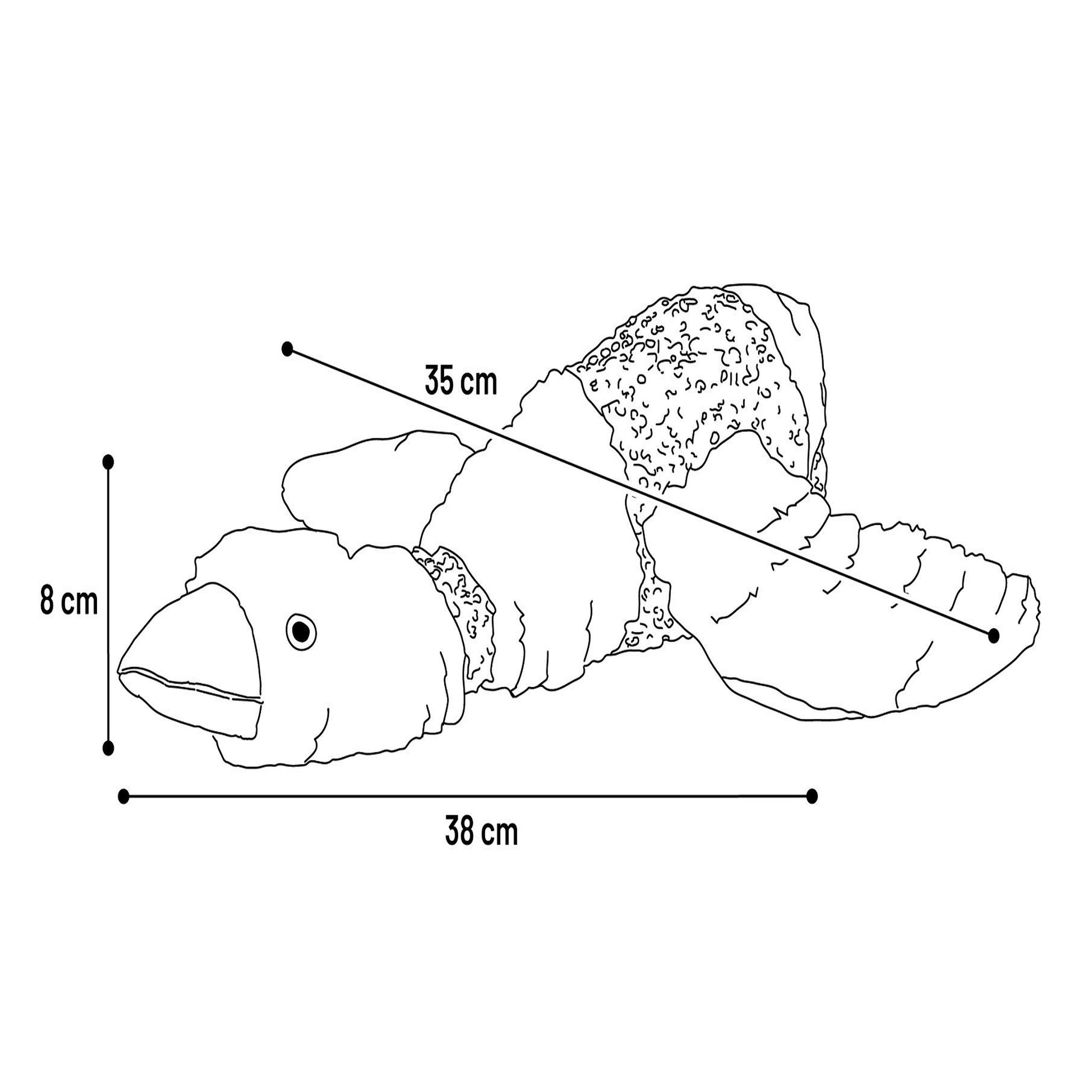 Voir la diapositive 3 : Eden Jeu sonore pour chien rosette le canard en peluche