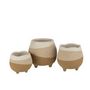 Voir la diapositive 2 : Paris Prix Cache-Pot sur Pied  Charley  15cm Beige